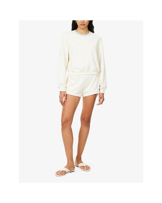 FRAME White The Monte Carlo Cotton Jumper