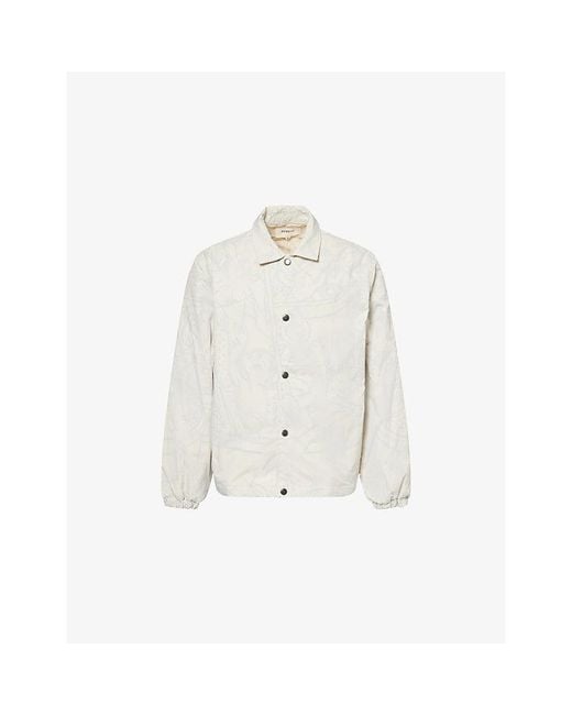Heresy White Hades Printed Nylon Jacket for men