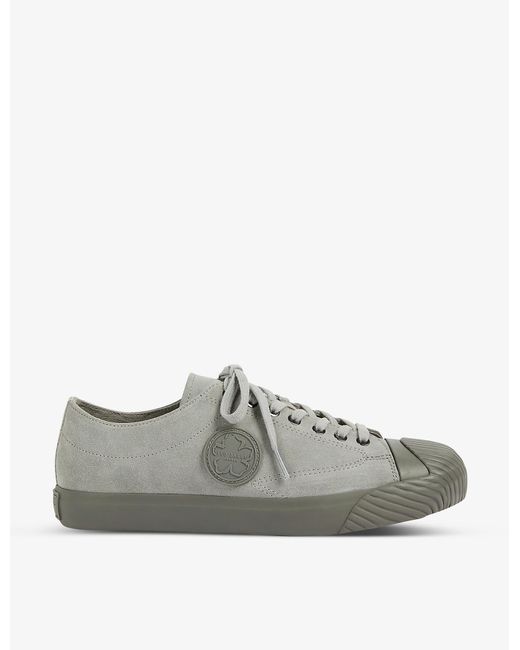 Ted Baker Arata Vulcanised Leather Trainers in Gray for Men | Lyst