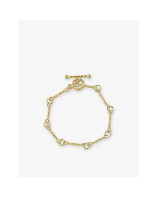 La Maison Du Couturier Metallic Ece London The Roman Chain 22Ct Vermeil Bracelet