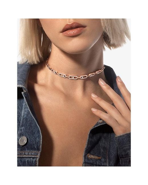 Messika White Move Link 1.70Ct Brilliant-Cut Diamond And 18Ct- Necklace