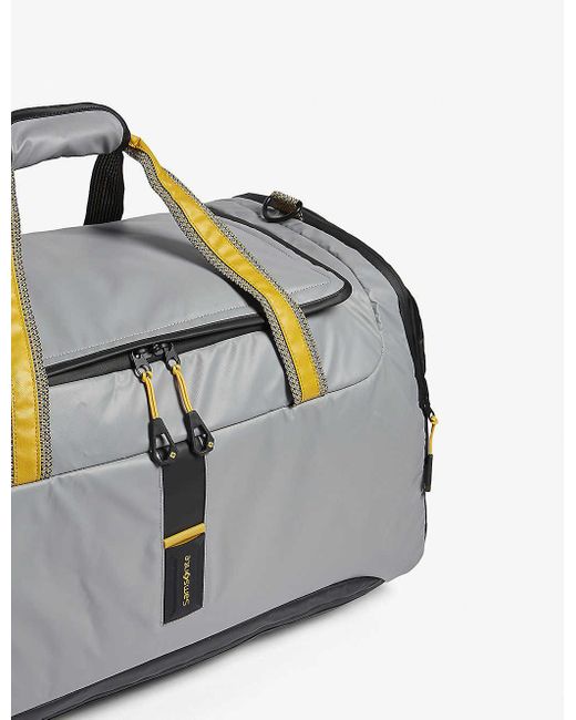 Samsonite Paradiver Light Duffle Bag in Grey/Yellow (Gray) | Lyst