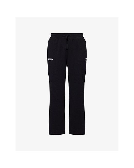 GYMSHARK Black Conditioning Club Straight-Leg Cotton-Blend Jogging Bottoms for men