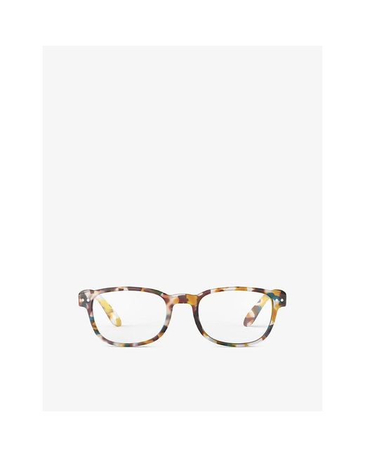 Izipizi Metallic #B Square-Framed Reading Glasses for men