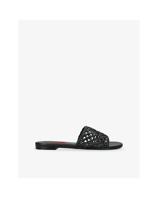Simon Miller Black Knotted Salerno Woven Sandals
