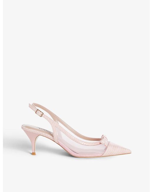 Dune Celeste Kitten heel Court Shoes in Pink Lyst UK
