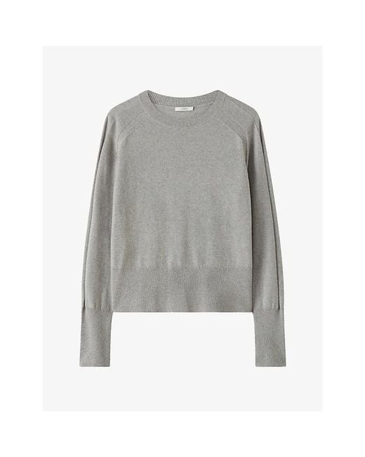 Joseph Gray Melby Round-Neck Regular-Fit Cashmere Jumper