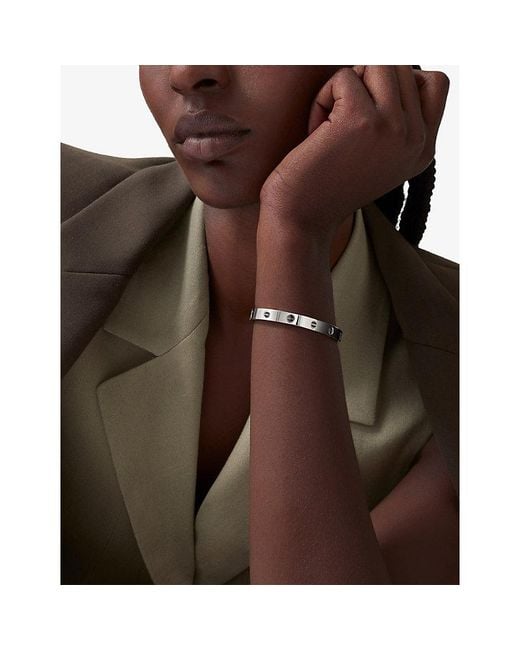 Cartier White Love Classic Model 18Ct- And Ceramic Bracelet
