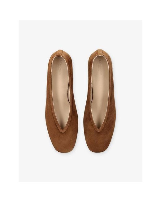 Le Monde Beryl Brown Luna Heeled Suede Pumps
