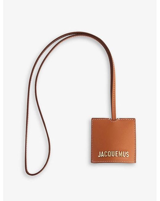 Jacquemus White Le Porte Leather Keyring
