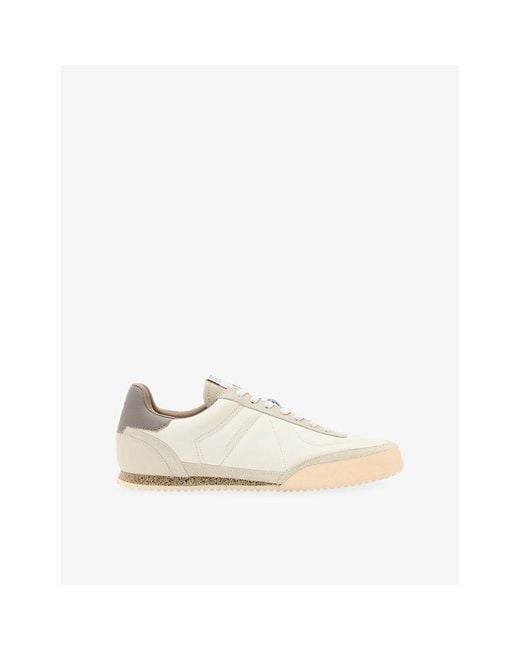 AllSaints White Harri Leather Trainers for men