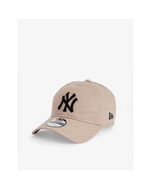 KTZ Natural 9forty New York Yankees Cotton Baseball Cap for men