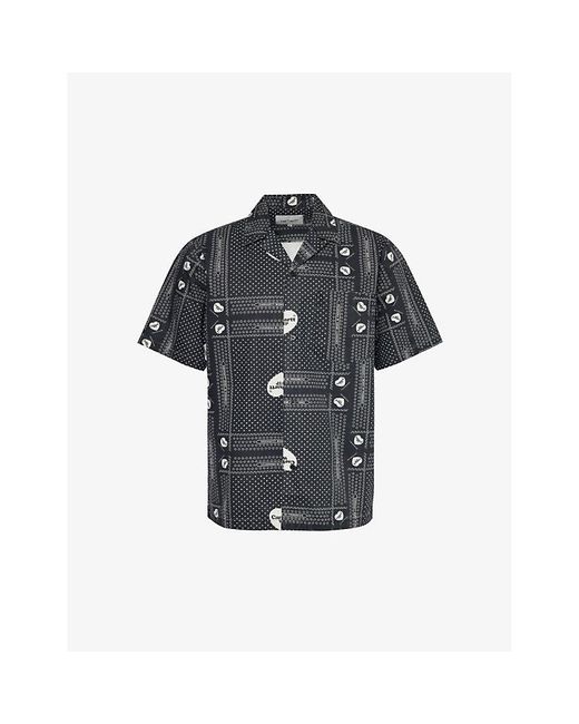 Carhartt Black Heart Bandana Graphic-print Relaxed-fit Cotton Shirt X for men