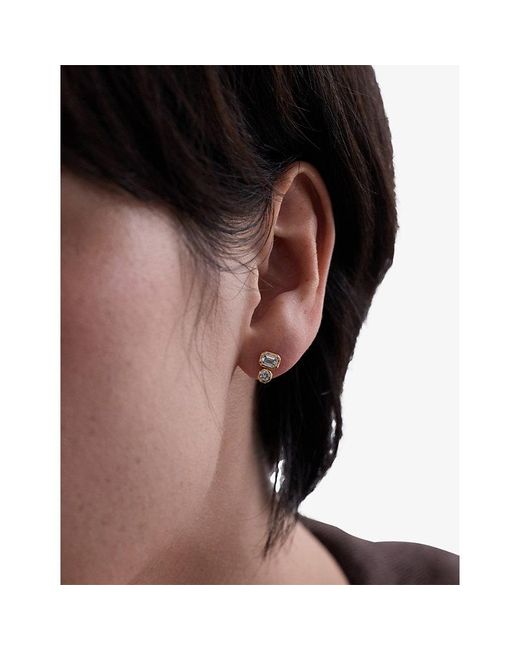 Astley Clarke Metallic Toi Et Moi 14Ct And Lab-Grown Diamond Stud Earrings