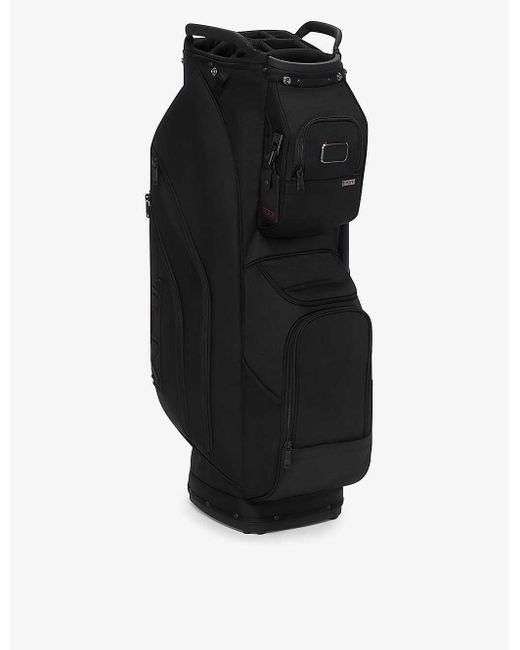 Tumi Black Alpha 3 Nylon Golf Cart Bag for men
