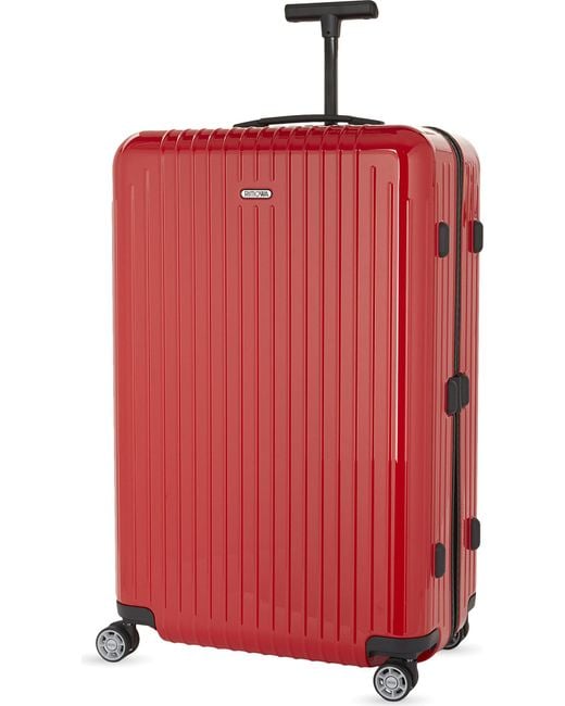 Rimowa Red Salsa Air Four-wheel Suitcase 75cm for men