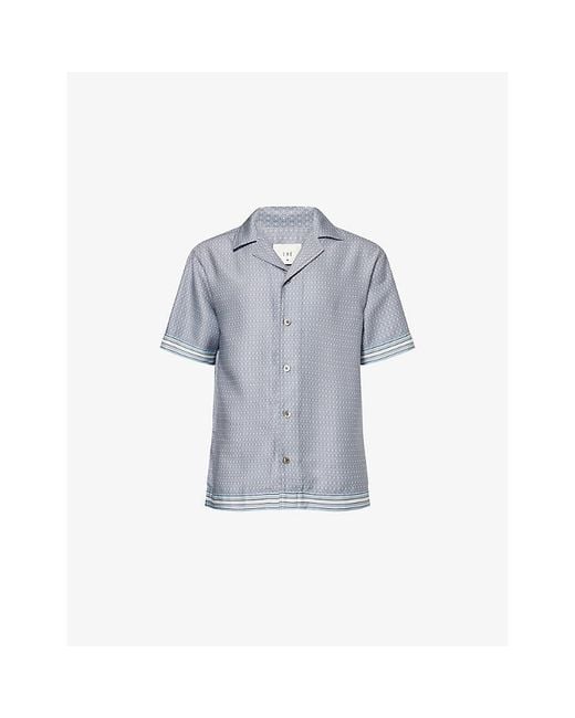 CHE Blue Lucena Printed Woven Shirt for men