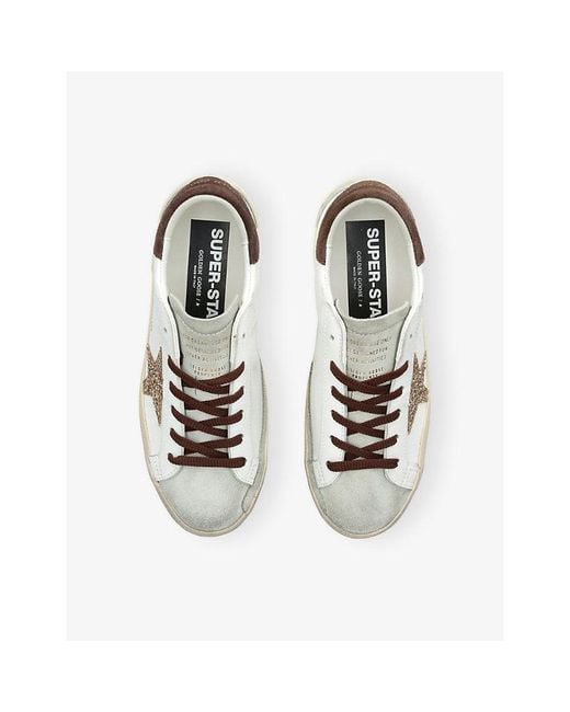 Golden Goose Deluxe Brand Natural Exclusive Super-Star 1 Leather Trainers