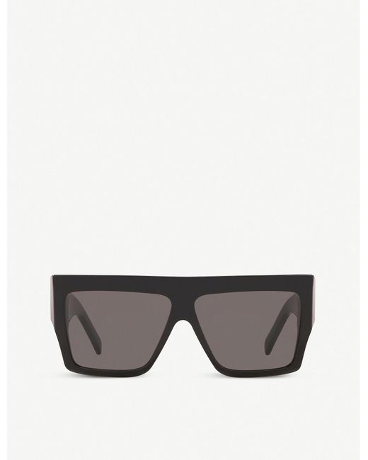 Céline Gray Cl40092i Acetate Square-frame Sunglasses