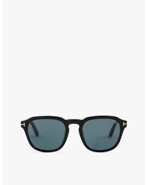 Tom Ford Ft0931 Avery Brand-print Square-frame Acetate Sunglasses in ...