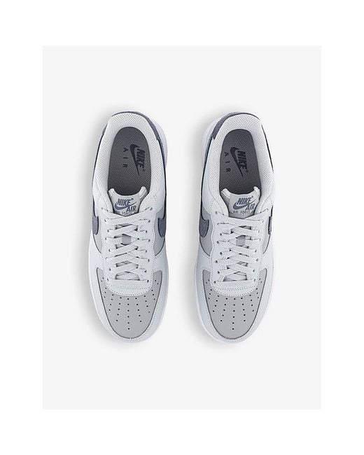Nike White Air Force 1 '07 Swoosh-embellished Leather Low-top Trainers for men