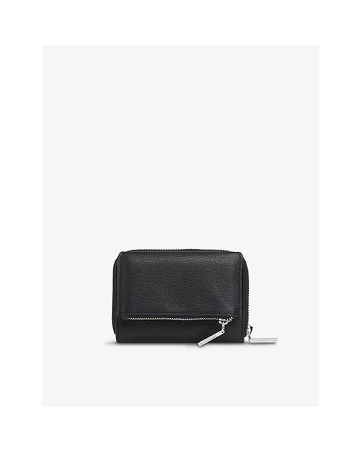 Whistles Black Bibi Leather Purse