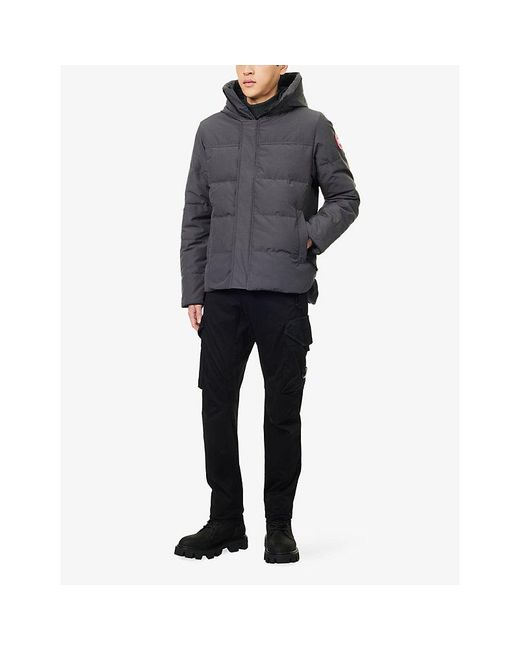 Canada Goose Purple Macmillan Padded Down Parka Jacket for men