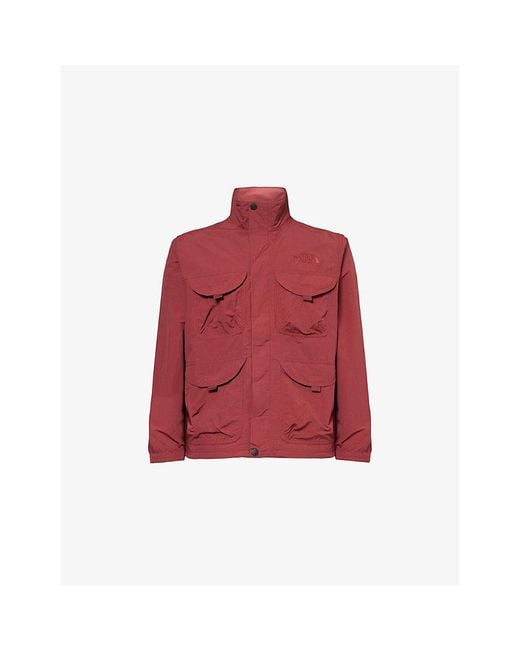 The North Face Red Convertible Relaxed-Fit Woven Jacket for men