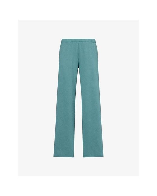 vuori Blue Halo Modern Straight-Leg Stretch-Woven Jogging Bottoms
