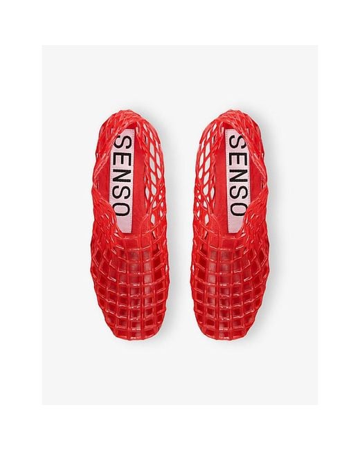 Senso Red Jellie Jelly Ballet Flats