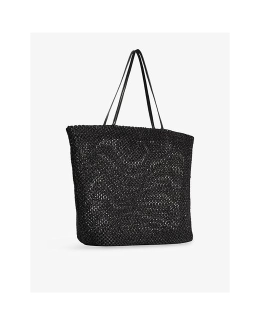 The Row Black Barn Nylon Tote Bag