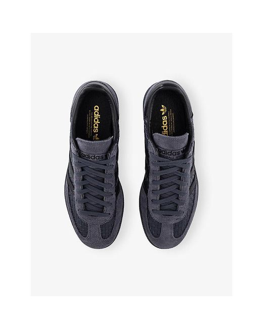 Adidas Blue Handball Spezial Suede And Leather Trainers for men