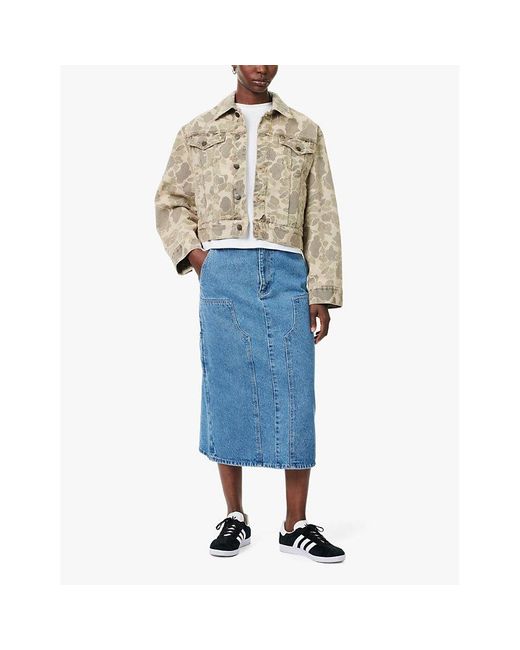 【CARHARTTWIP】 W DUCK ORELL JACKET CAMO DUCK☆大人気☆ Carhartt WIP W' Duck Orell Jacket, Camo Duck, Black