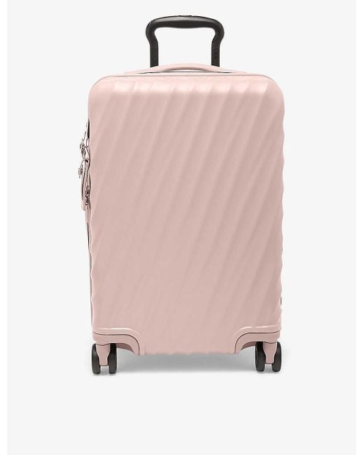 Tumi Pink International Expandable 4-wheeled Polycarbonate Carry-on Suitcase