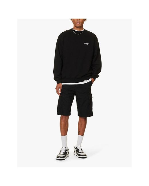 Represent Black Owners' Club Graphic-Print Relaxed-Fit Cotton-Jersey Sweatshirt for men