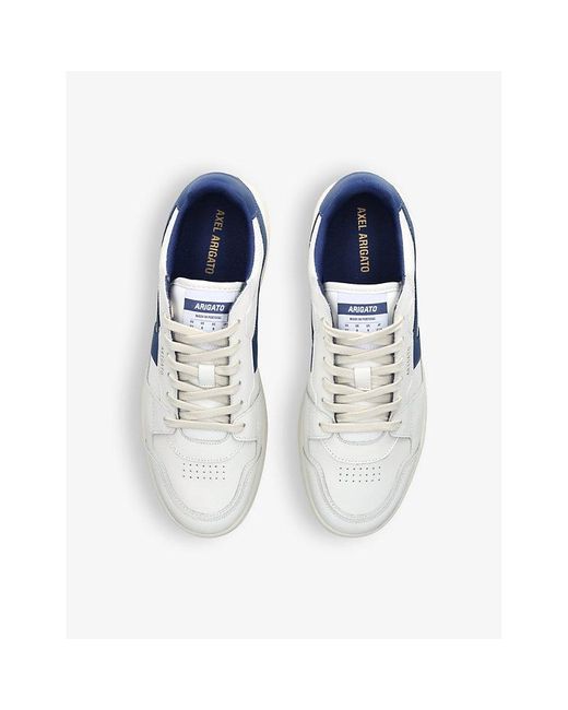 Axel Arigato Blue Dice-a Leather And Recycled-polyester Low-top Trainers for men
