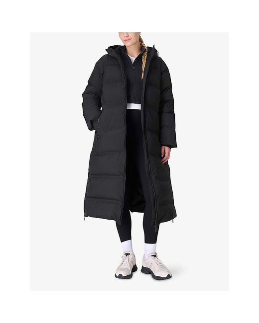 Sweaty Betty Black Nimbus Longline Shell Coat
