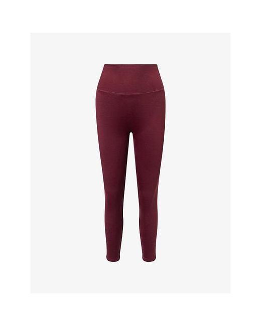 Sisterly Tribe Red Softsculpt High-Rise Gym Leggings