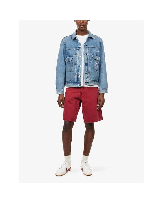 Levi's Blue Levi's X World Cup England Football Type Ii Denim Trucker Jacket for men