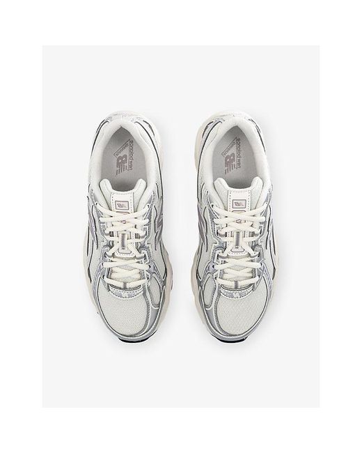 New Balance White 740 V2 Woven Trainers