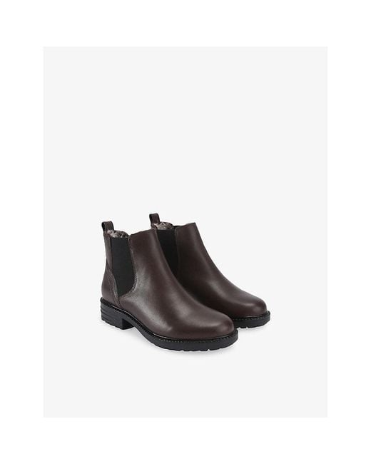 Carvela Kurt Geiger Black Russ Leather Chelsea Boots