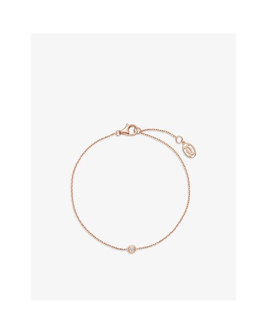 Cartier Metallic D'Amour Small 18Ct Rose- And 0.09Ct Diamond Bracelet