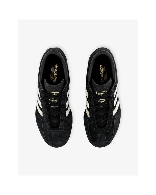 Adidas Black Gazelle Stack Suede Trainers