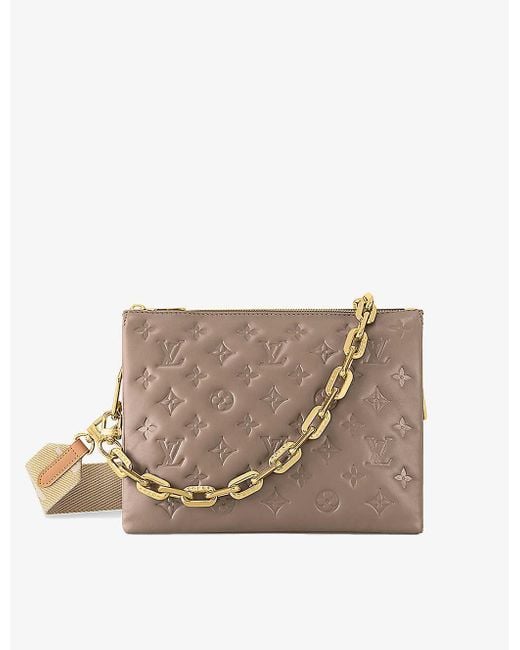Louis Vuitton Coussin Pm Leather Cross-body Bag in Natural | Lyst