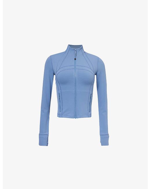 lululemon athletica Blue Define High-neck Stretch-woven Jacket