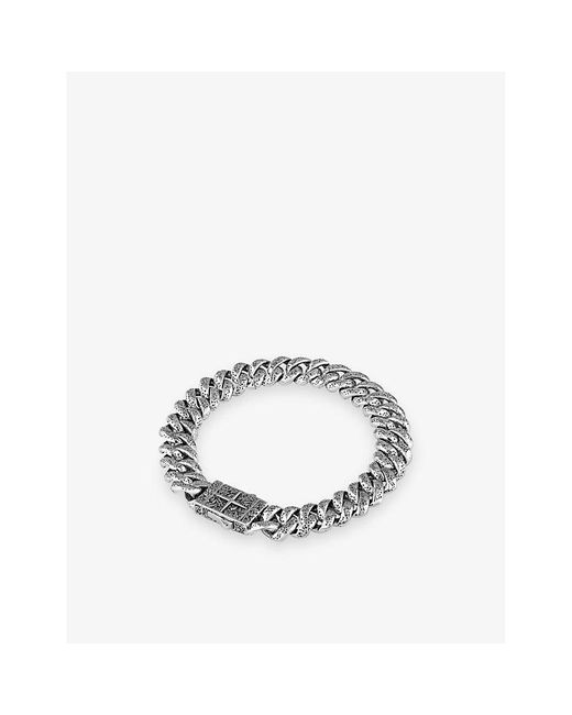Clocks and Colours Metallic Empire X Sterling- Bracelet for men