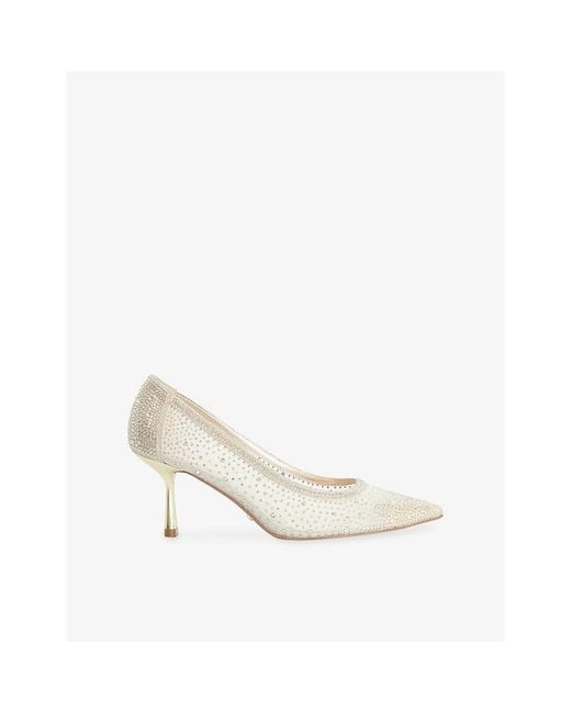 Dune White Brivelle Hotfix Mesh Courts