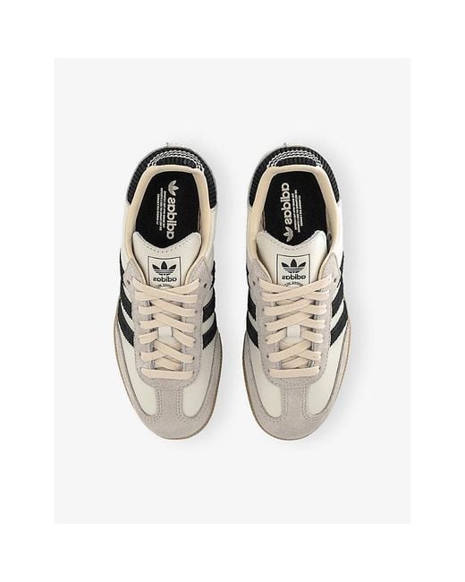 Adidas White Samba Og Leather Trainers for men