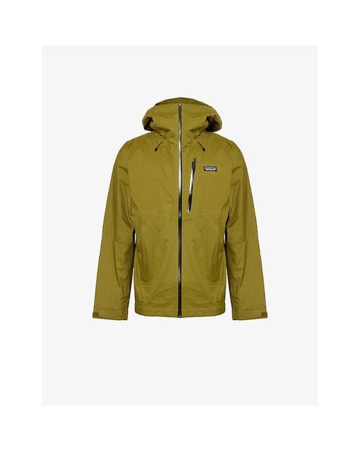 Patagonia Green Granite Crest Waterproof Rain Jacket for men