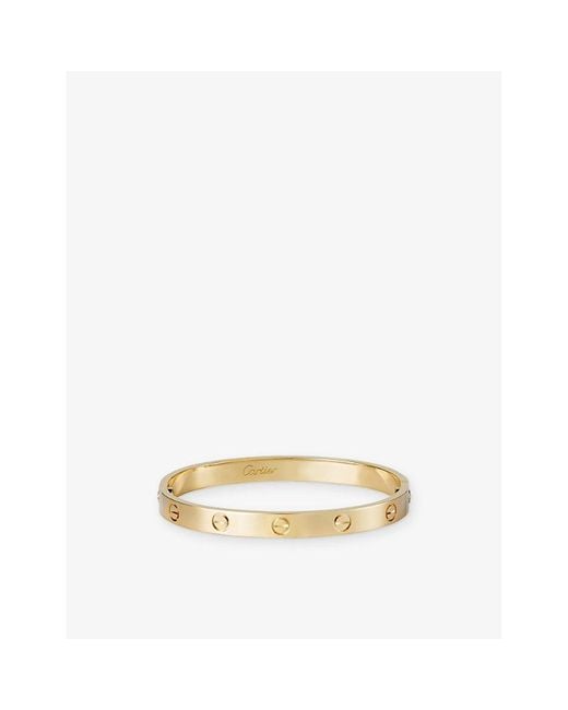 Cartier Natural Gold Love 18ct -gold Bangle Bracelet